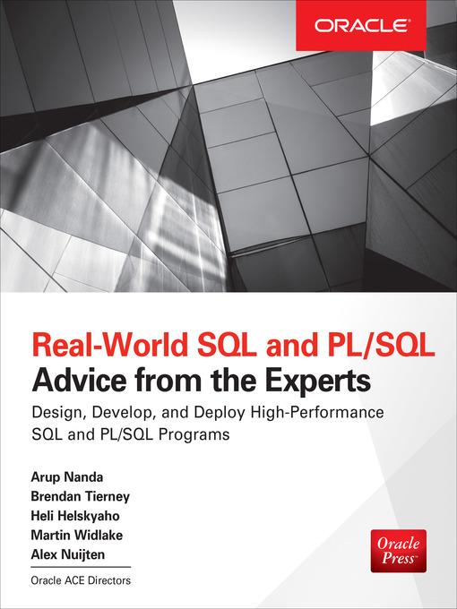 Title details for Real World SQL and PL/SQL by Arup Nanda - Available